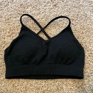 Black sports bra
